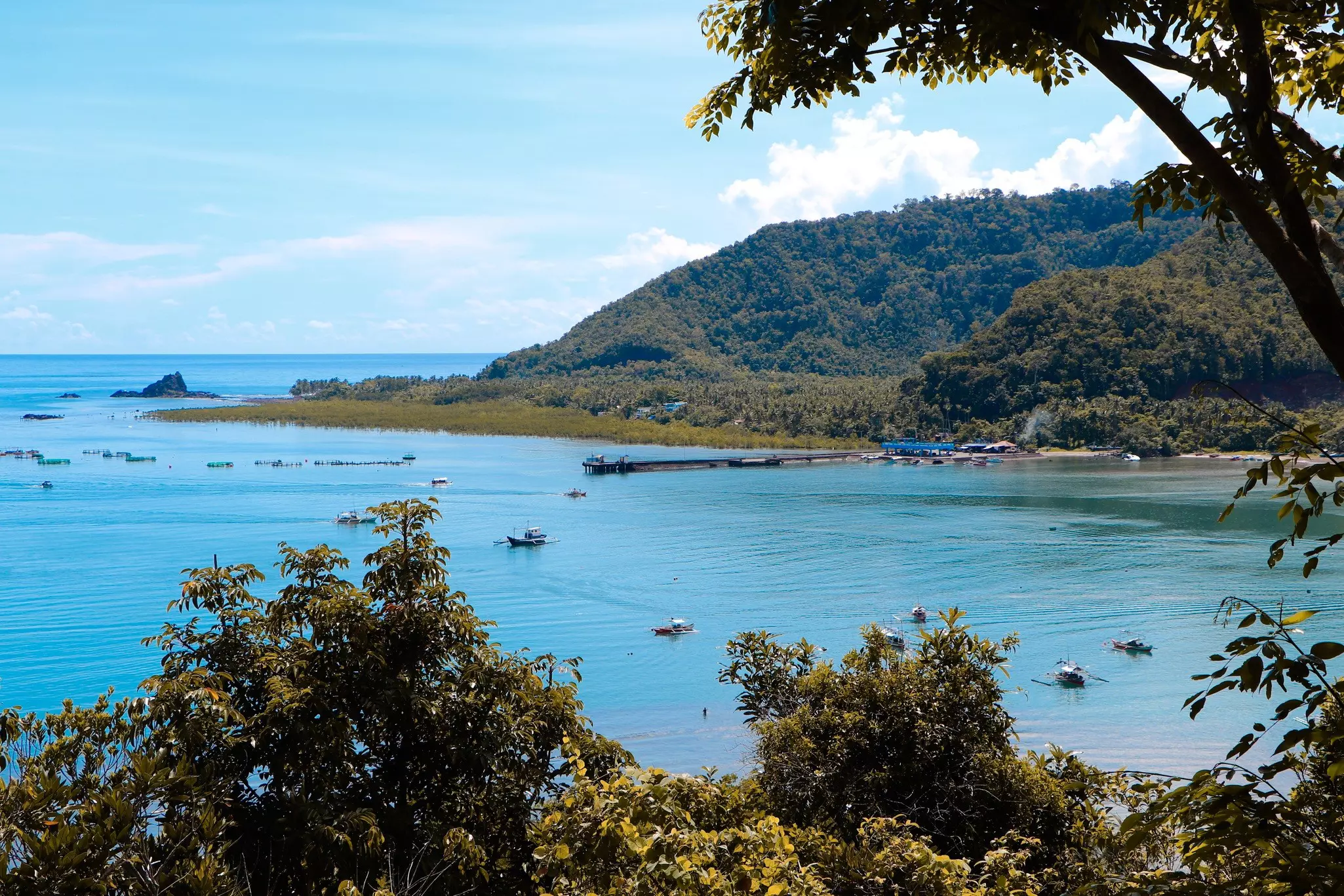 The beach in Baler. Philippines Tourism