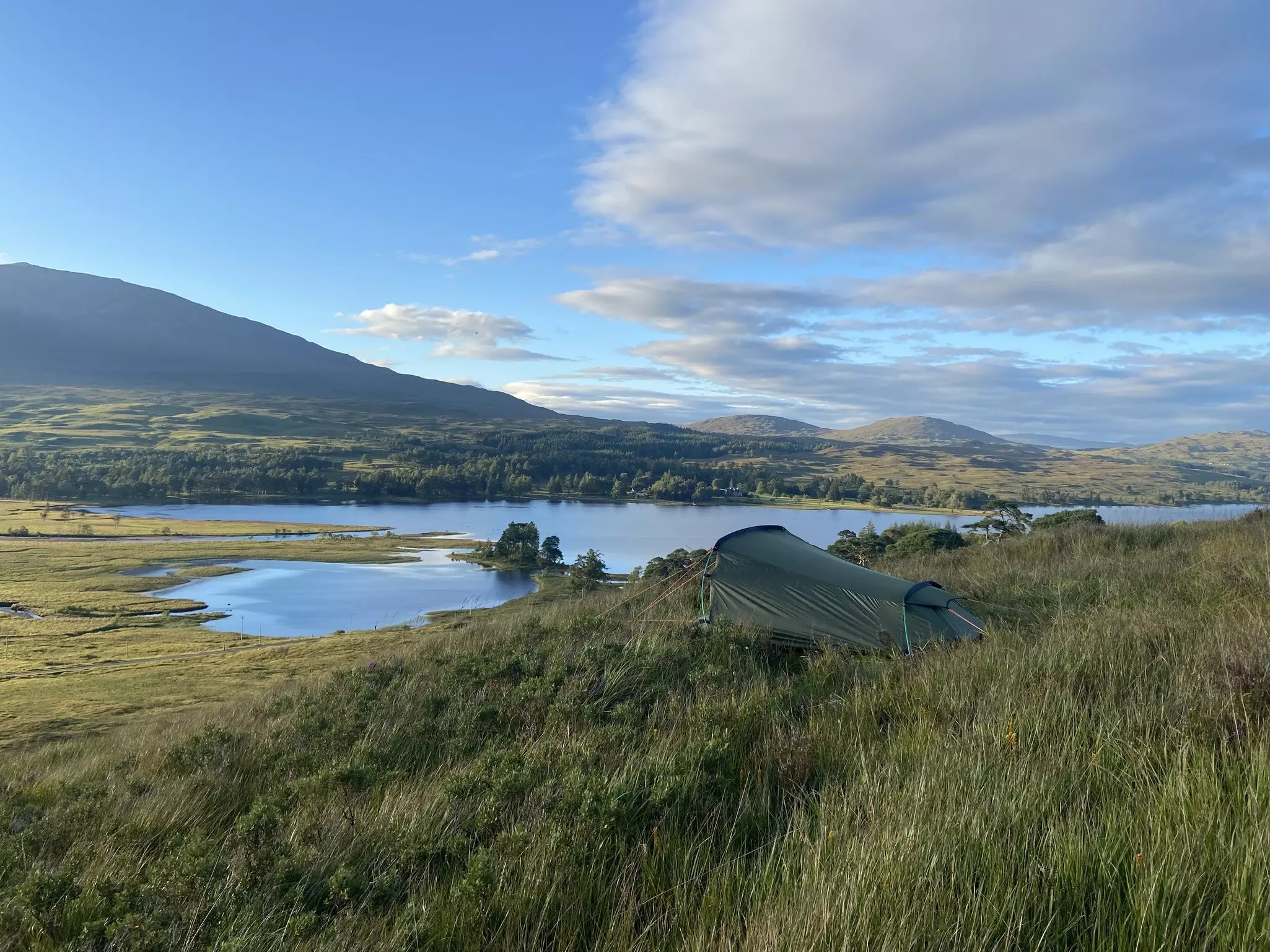 Camping on the West Highlands Way Scotland