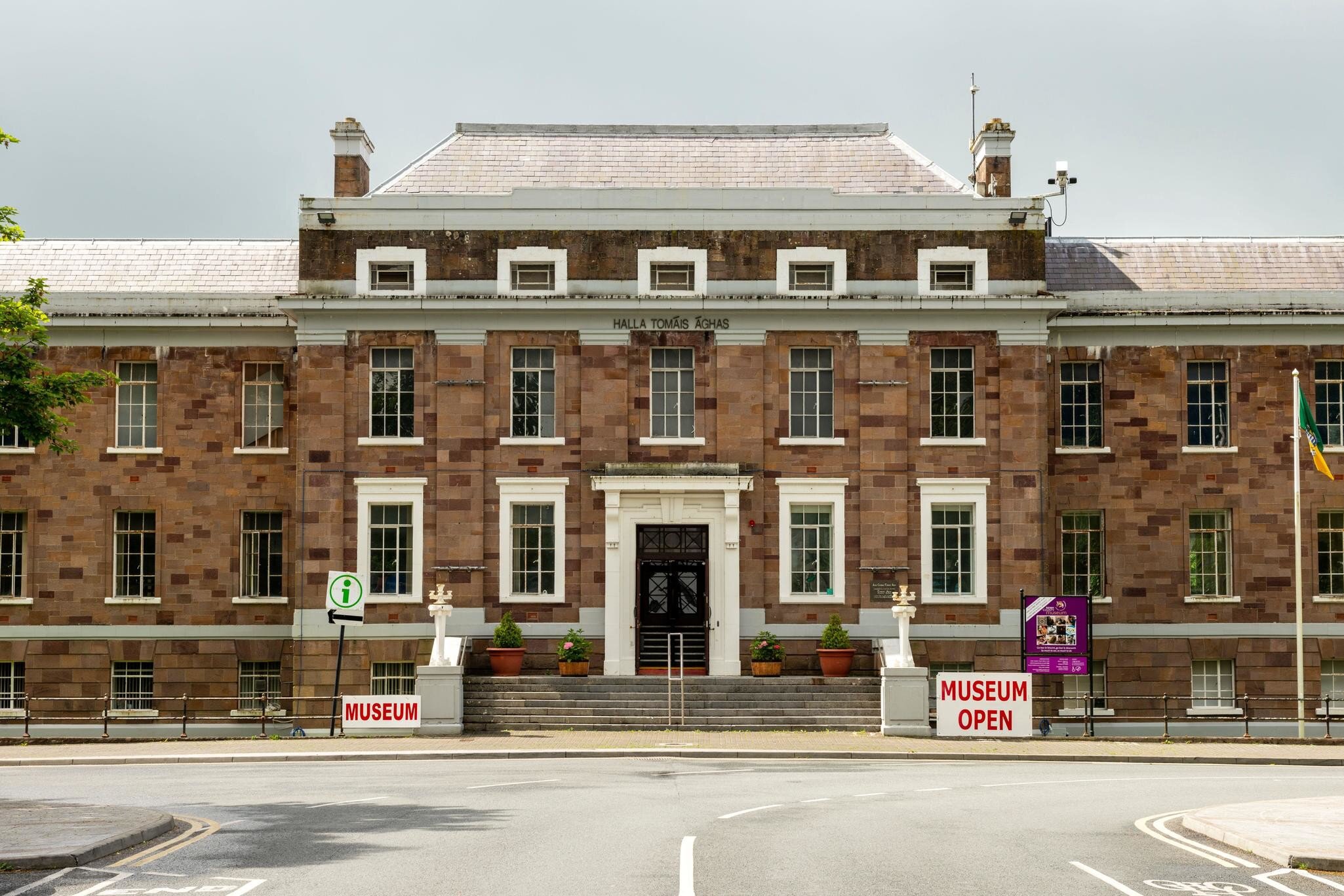 Exterior of Kerry County Museum, Ashe Memorial Hall on Denny Street in Tralee, County Kerry, Ireland