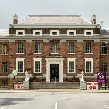 Exterior of Kerry County Museum, Ashe Memorial Hall on Denny Street in Tralee, County Kerry, Ireland