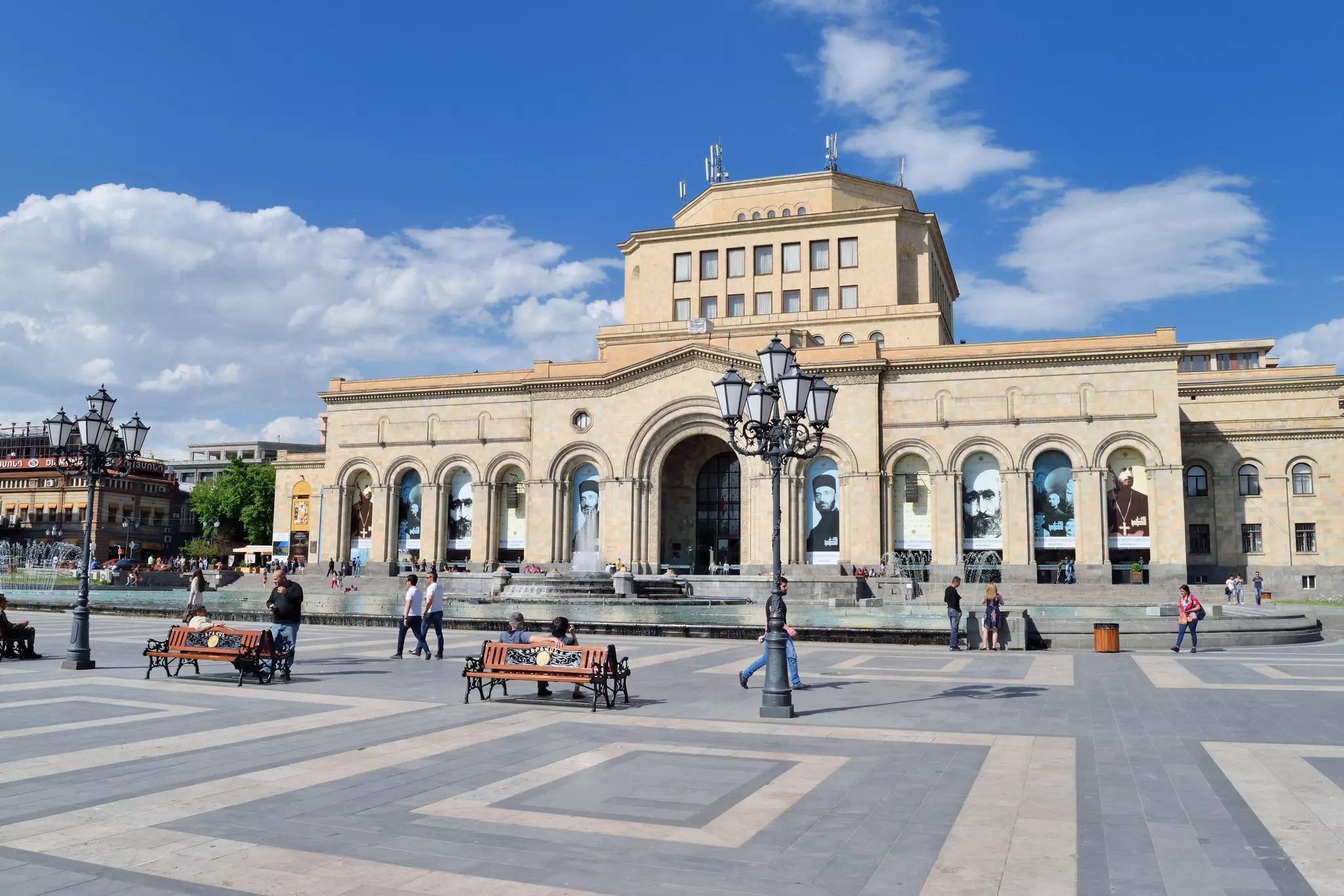 Republic Square. The National History Museum of Armenia