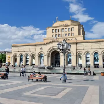Republic Square. The National History Museum of Armenia