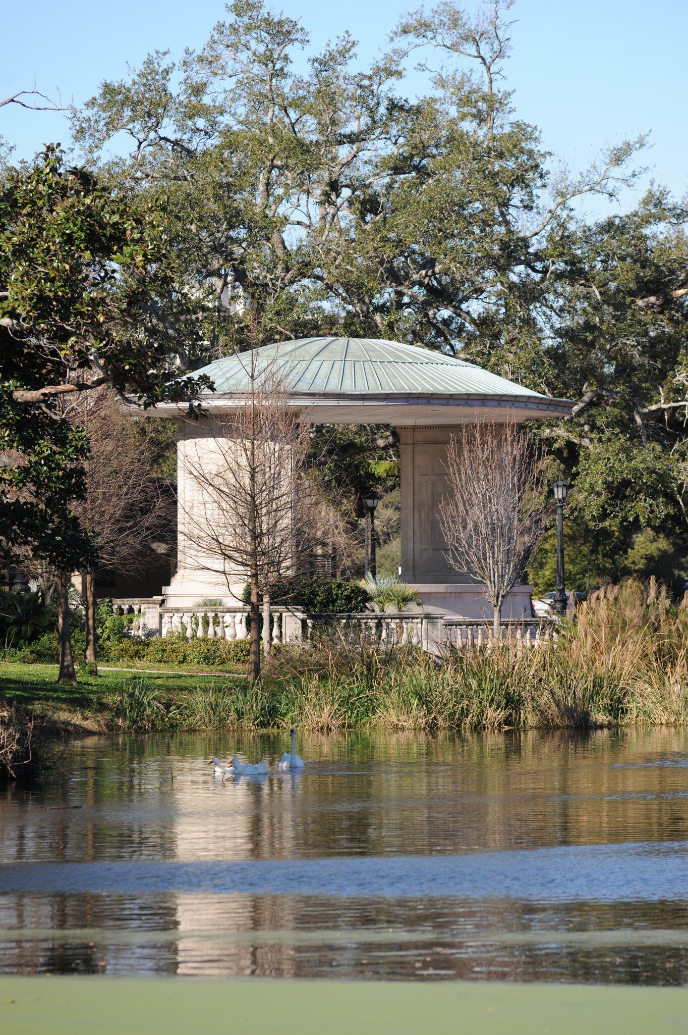 The entrance to Audubon Park in New Orleans.