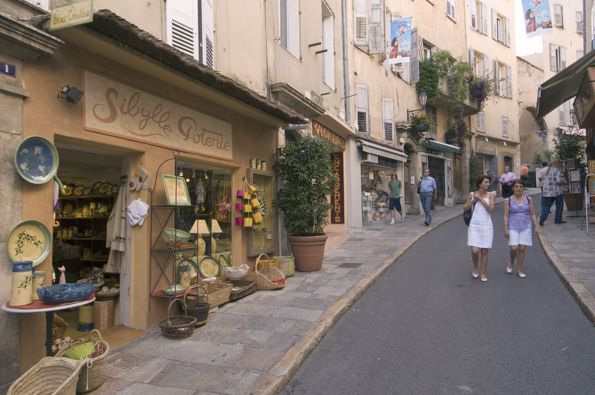 Street in Grasse, Provence, France