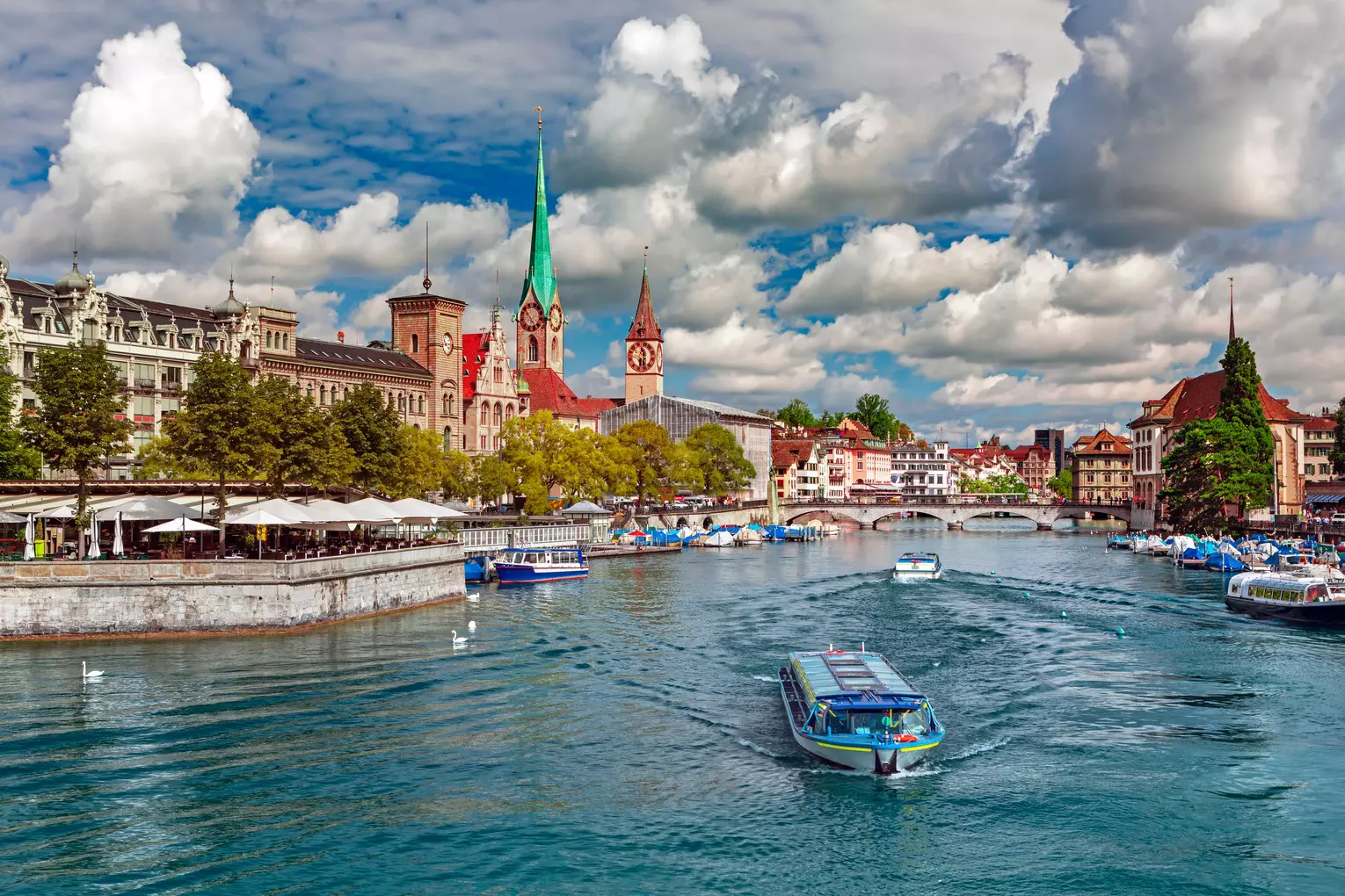 The Zürich Card covers public transportation, including some river and lake cruises © Rasto SK / Shutterstock