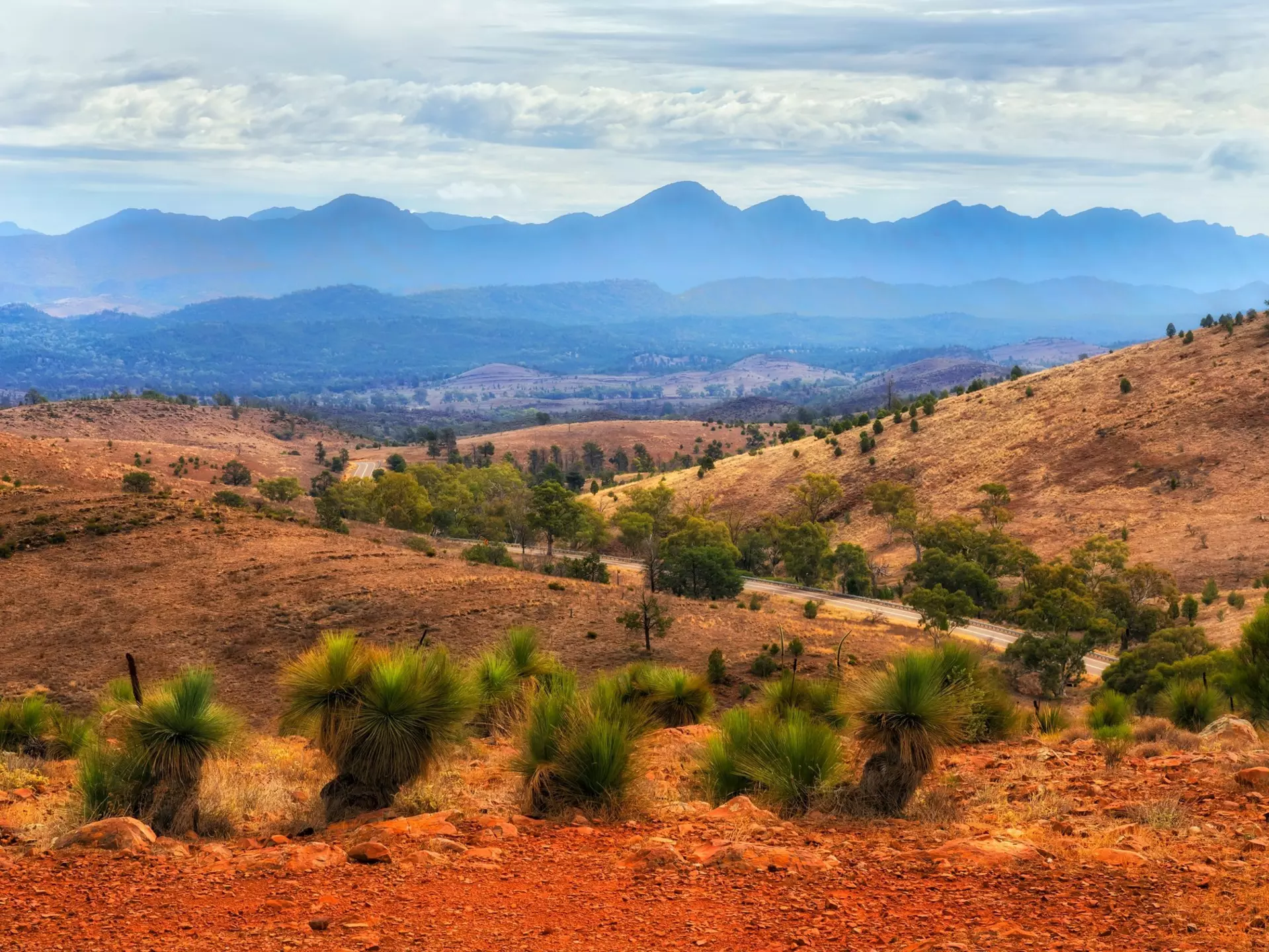 Hucks Lookout in Flinders Ranges National Park, South Australia. Taras Vyshnya/Shutterstock