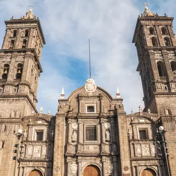Puebla cathedral, Mexico