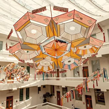 MEXICO CITY, MEXICO - August 2022: Museo de Arte Popular, Museum of Mexican Culture creative decoration in Mexico city; Shutterstock ID 2266070507; purchase_order: 65050; job: POIs; client: Lonely Planet; other: digital download