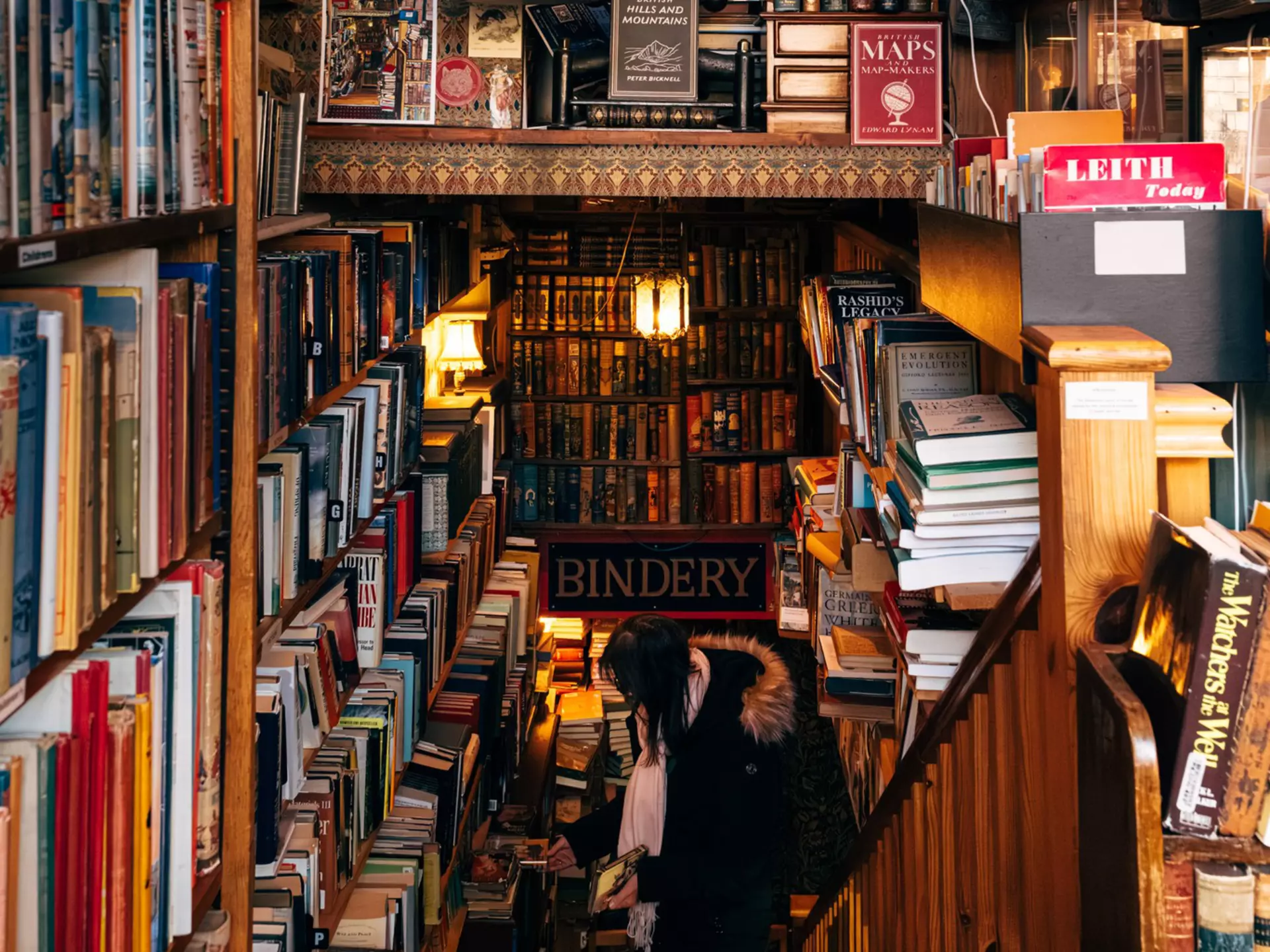 The Gently Mad Book Shop & Bookbinder, Edinburgh, Scotland. March 2026.