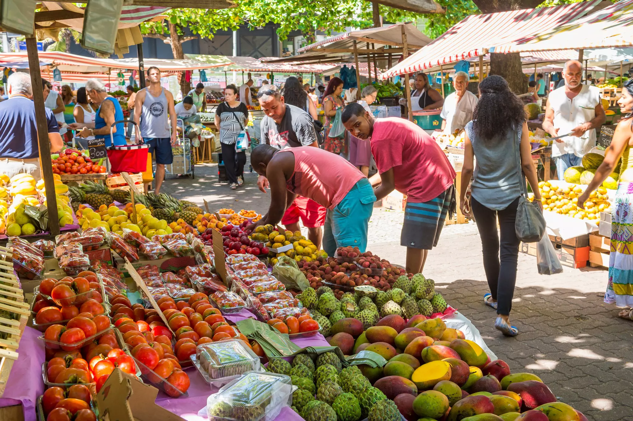 Skip pricey supermarkets and head straight to local farmer's markets for budget-friendly eats © lazyllama / Shutterstock