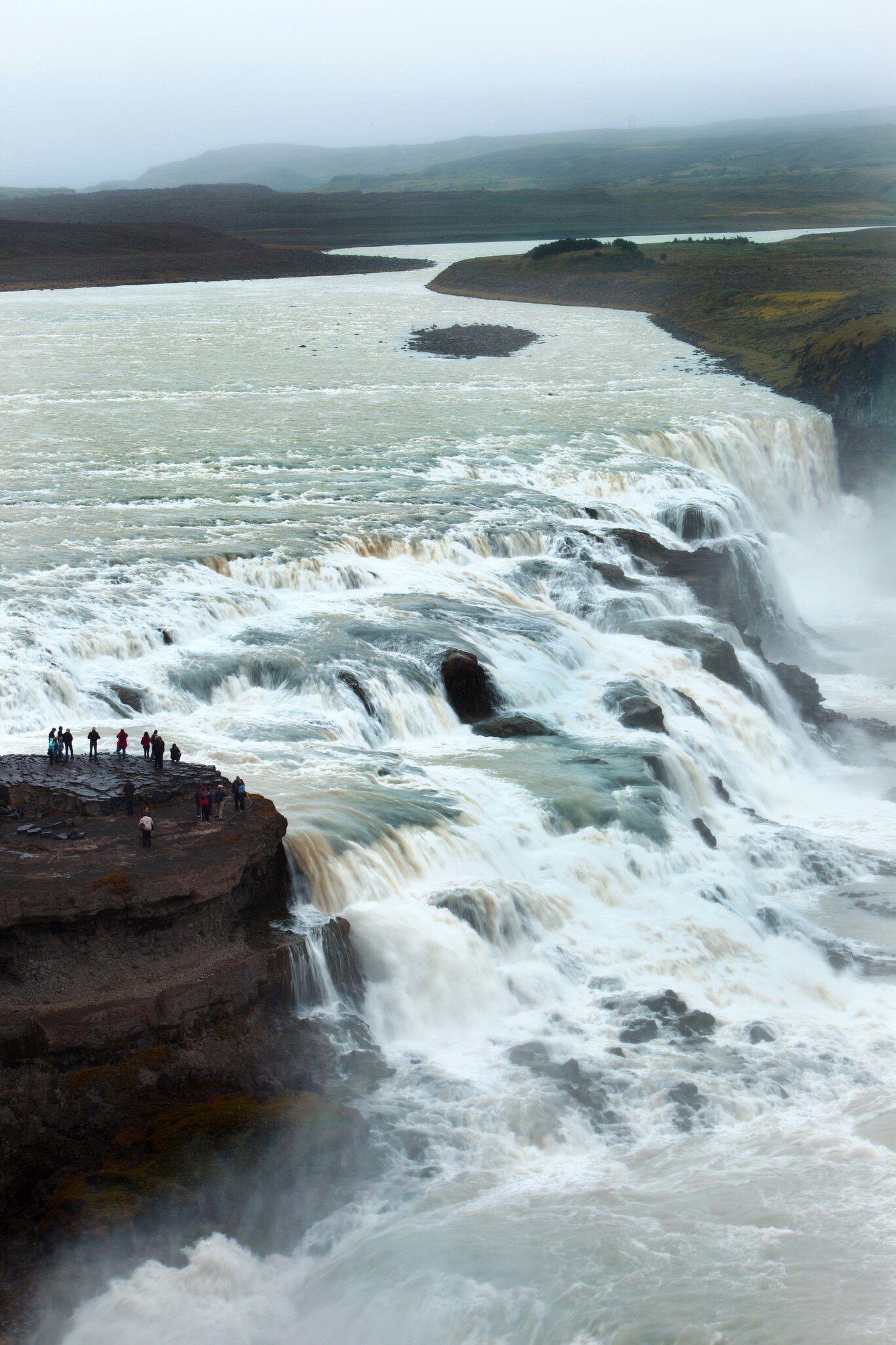 Gullfoss waterfall in canyon on Hvita River in Golden Circle region in southwest Iceland.
Lonely Planet Traveller Magazine, Issue 25, Iceland, Descend into the crater of Snæfellsjökull and you will reach the centre of the earth…