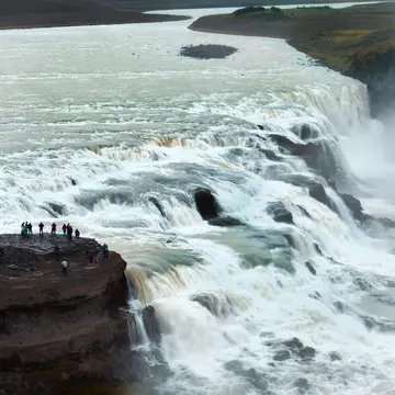 Gullfoss waterfall in canyon on Hvita River in Golden Circle region in southwest Iceland.
Lonely Planet Traveller Magazine, Issue 25, Iceland, Descend into the crater of Snæfellsjökull and you will reach the centre of the earth…