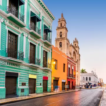 The city of Mérida is steeped in 400 years of history, with architecture and wide boulevards to match. Ecstk22/Shutterstock