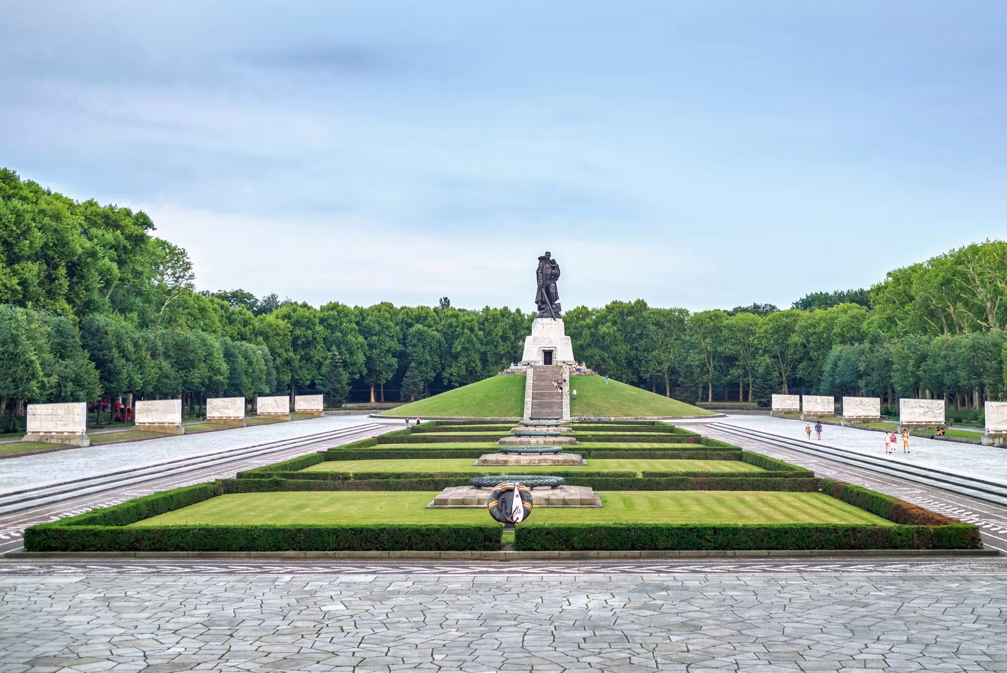 Treptower Park, one of Berlin's many green open spaces, Germany