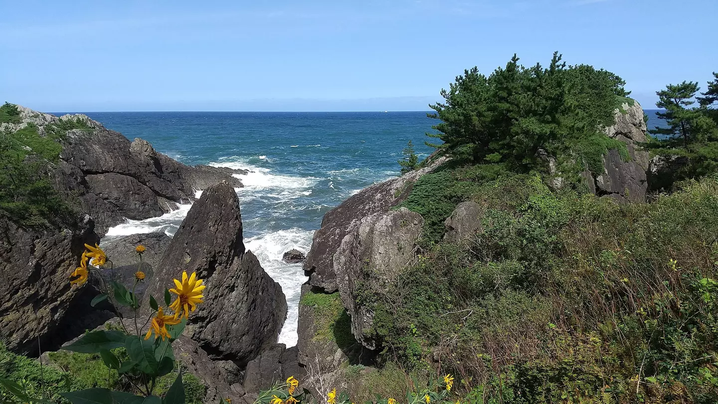 Michinoku Shiokaze Trail in Hachinohe, Aomori, Japan