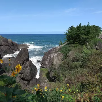 Michinoku Shiokaze Trail in Hachinohe, Aomori, Japan