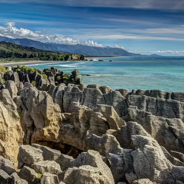 "Pancake Rocks, Punakaiki, West Coast, New Zealand"