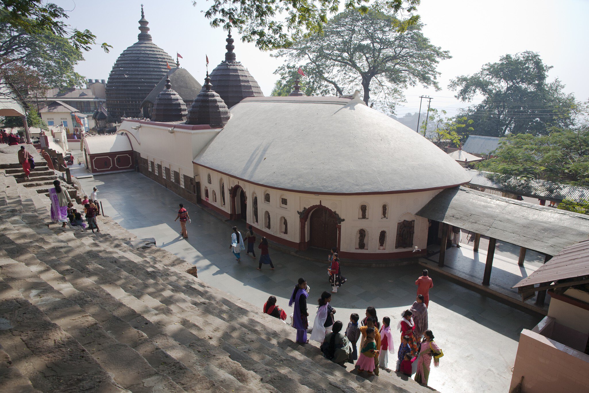 Inner sanctum at Kamakhya Temple, Guwahati