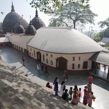 Inner sanctum at Kamakhya Temple, Guwahati