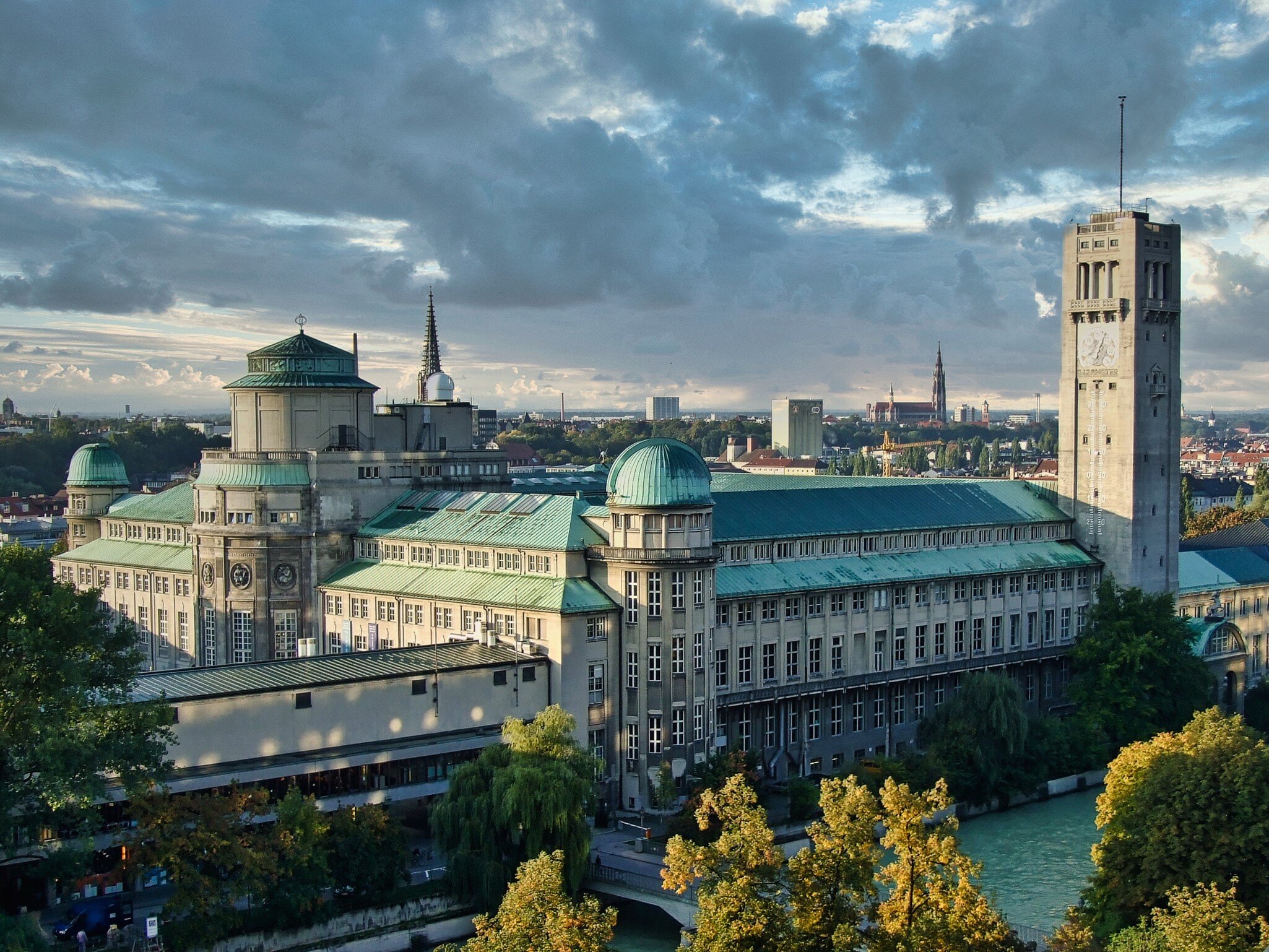 German Museum or Deutsches Museum in Munich, Germany, the world's largest museum of science and technology.