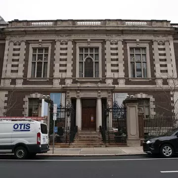 Philadelphia, Pennsylvania, USA - April 6, 2022: Exterior of the Mütter Museum at The College of Physicians of Philadelphia; Shutterstock ID 2146631557;