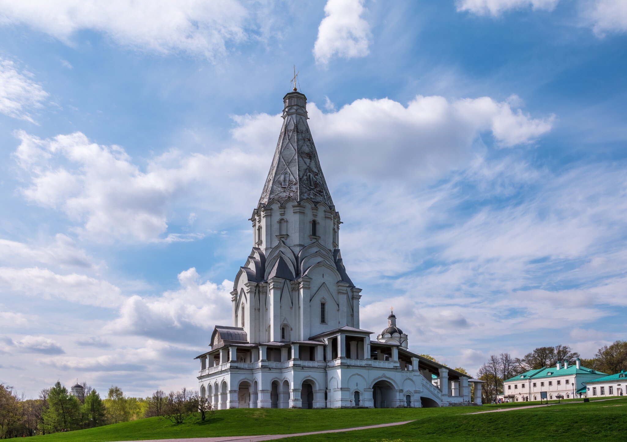 Buildings are complex museum Kolomenskoye, Moscow, Russia. The building of the historical-architectural and natural landscape Museum-reserve Kolomenskoye, Moscow, Russia.; Shutterstock ID 1991842190; purchase_order: 65050; job: ; client: ; other: