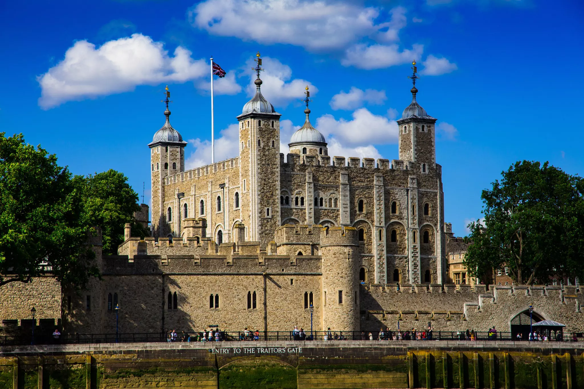 The Tower of London seen from the River Thames. © Artem Vorobiev/GettyRF