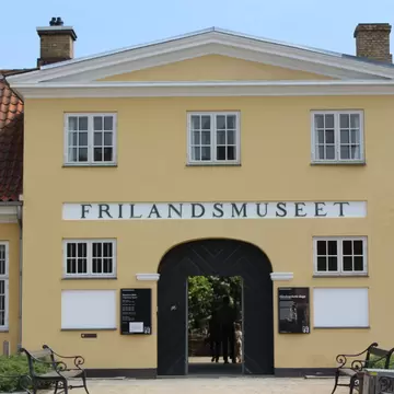 Frilandsmuseet entrance in Copenhagen, Denmark.