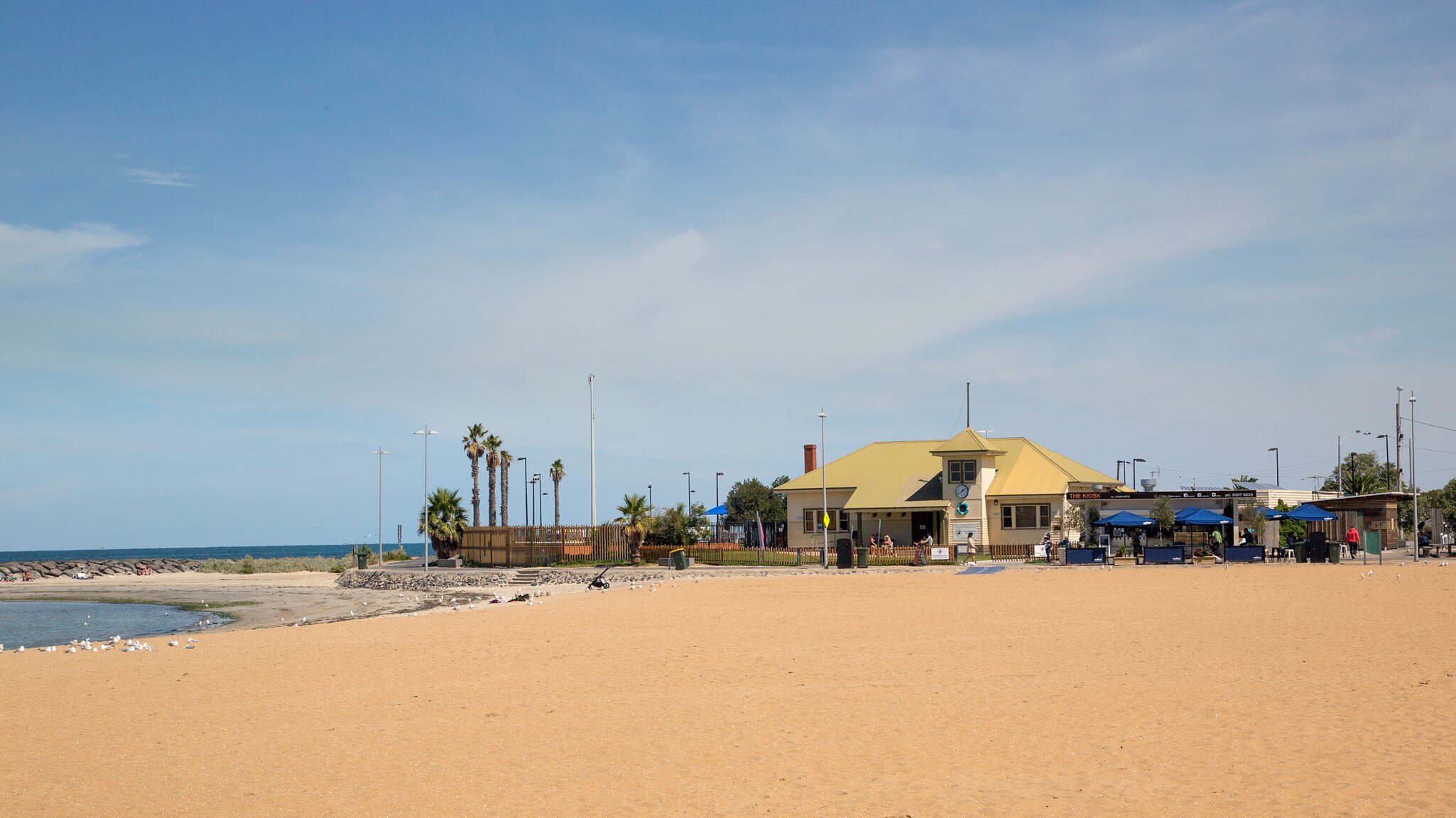 Williamstown Beach in Melbourne, Australia.