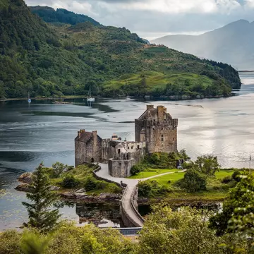 Eilean Donan Castle, one of the most recognized castles in Scotland.