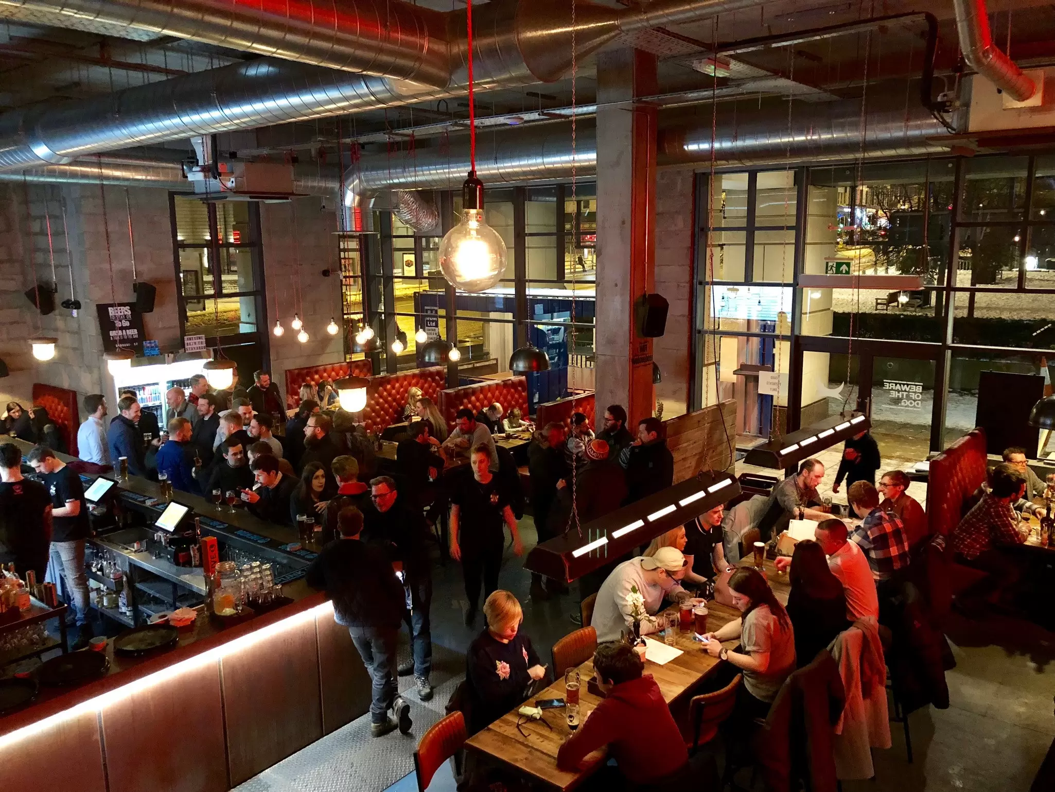 The BrewDog bar in Edinburgh, Scotland