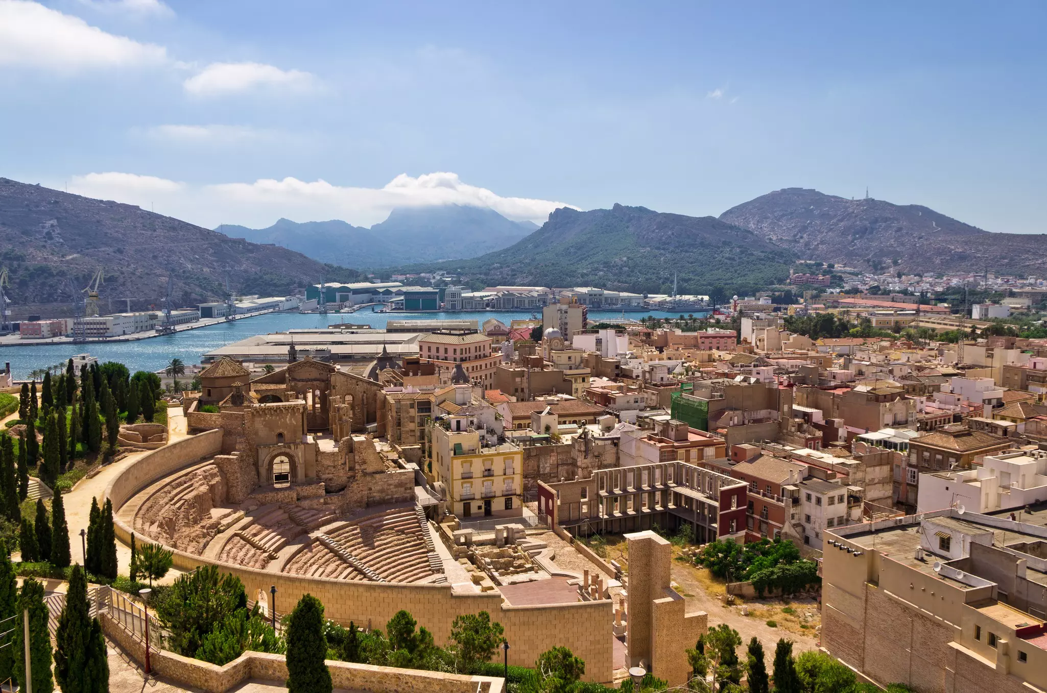 The massive Teatro Romano is a highlight of Cartagena, one of Spain’s oldest cities © Shaun Dodds / Shutterstock