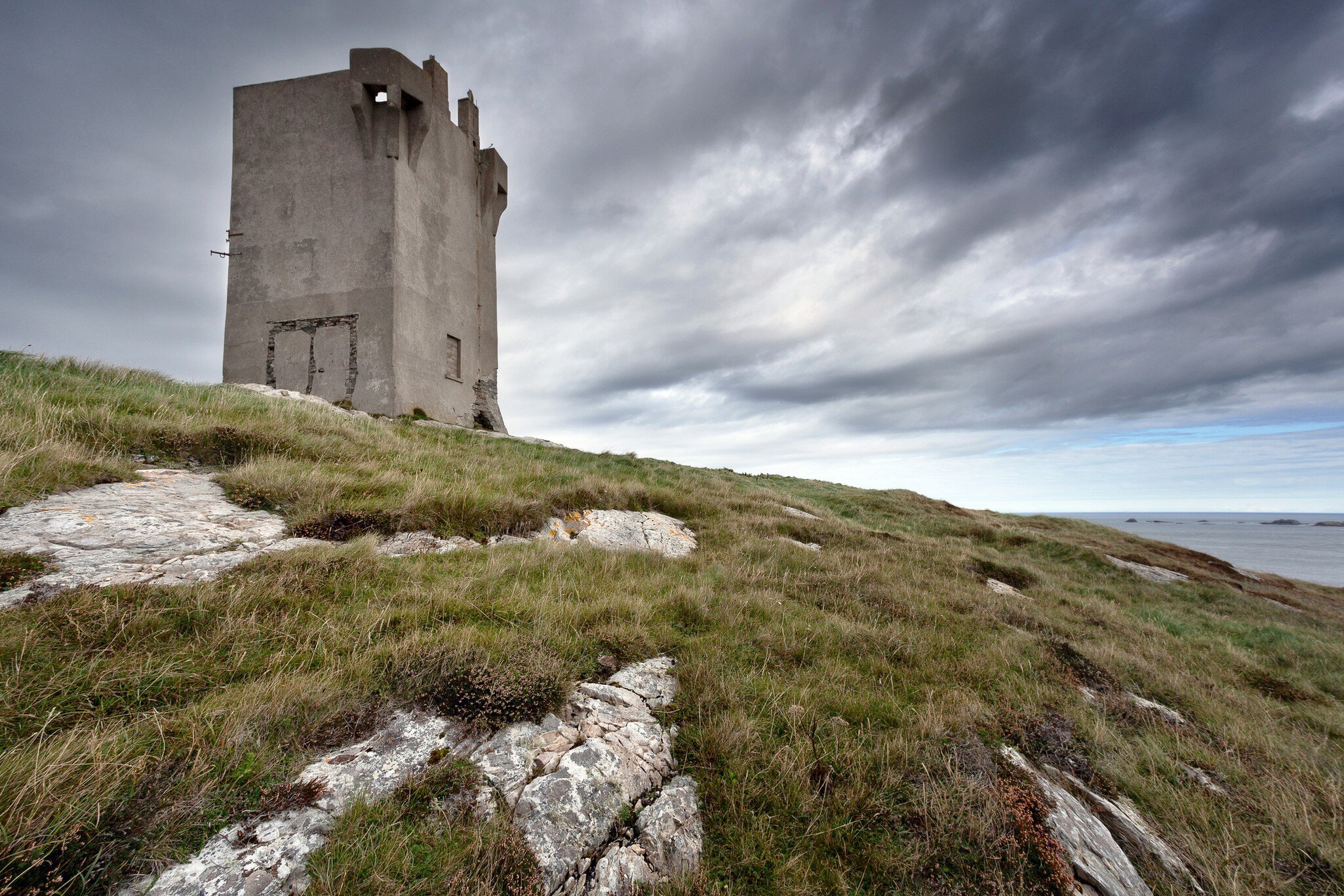 Malin Head is located on the Inishowen Peninsula, County Donegal, Ireland and is the most northerly point of the island of Ireland. A military watchtower was built at Banba's Crown in 1805, during the Napoleonic Wars. Around 1902, a signal station...