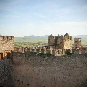 A historic Moorish castle in Spain.