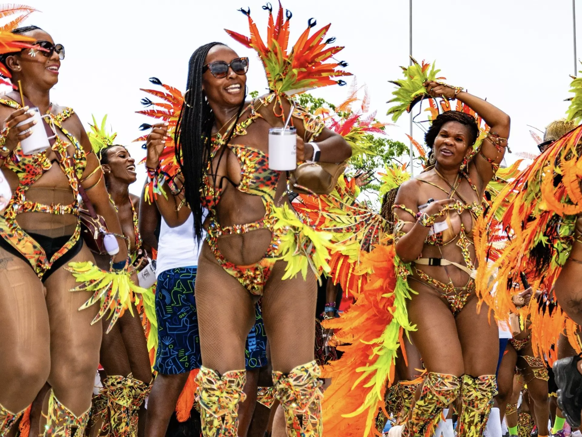 The annual, epic Carnival celebrations embody Trinidad and Tobago’s diversity and exuberance. John de la Bastide/Shutterstock