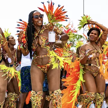 The annual, epic Carnival celebrations embody Trinidad and Tobago’s diversity and exuberance. John de la Bastide/Shutterstock