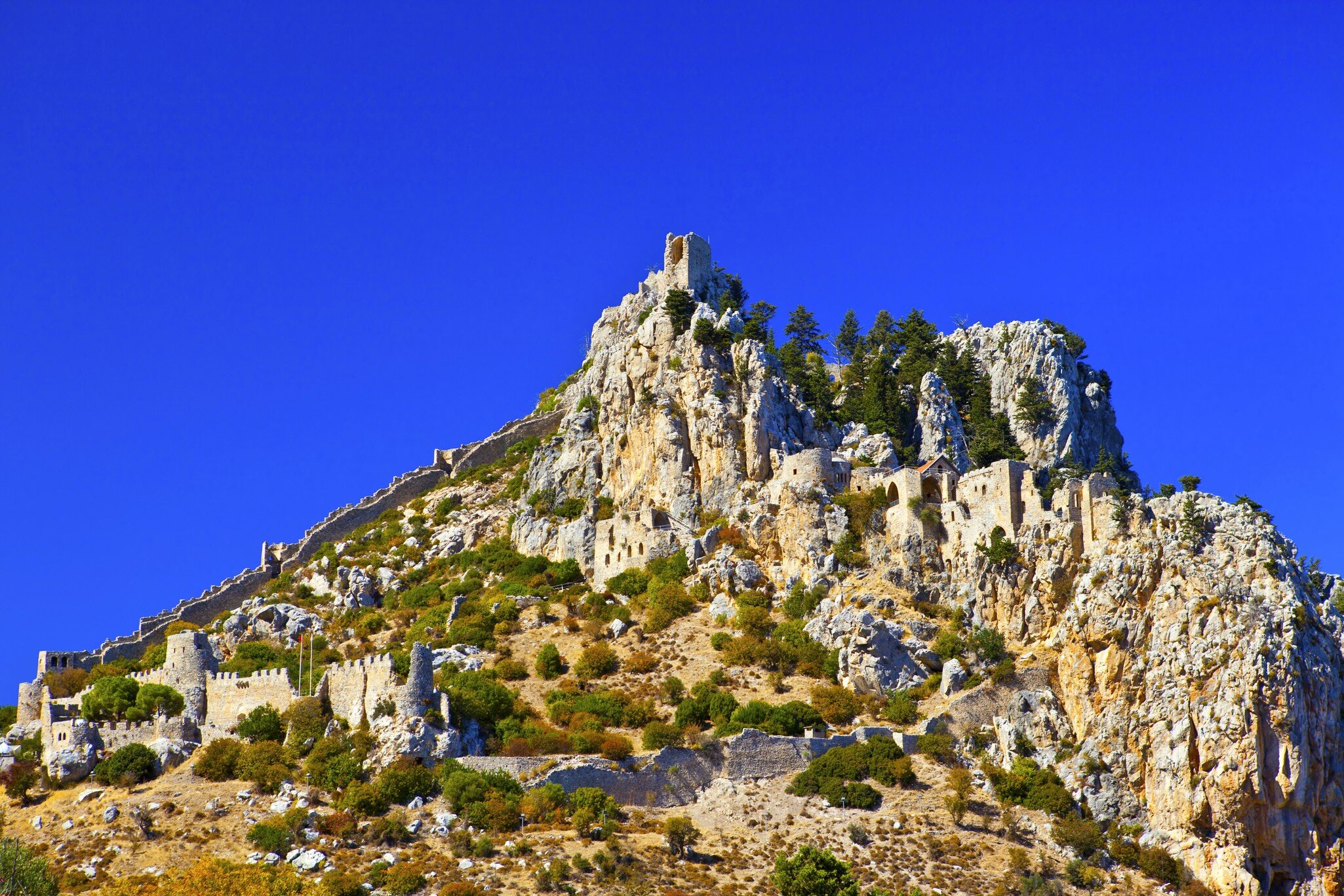 St. Hilarion Castle in Kyrenia, North Cyprus.