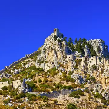 St. Hilarion Castle in Kyrenia, North Cyprus.