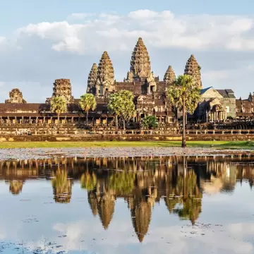 Taken in Angkor Wat in Cambodia.
