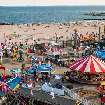 Coney Island beach, New York City. Juana Nunez/Shutterstock