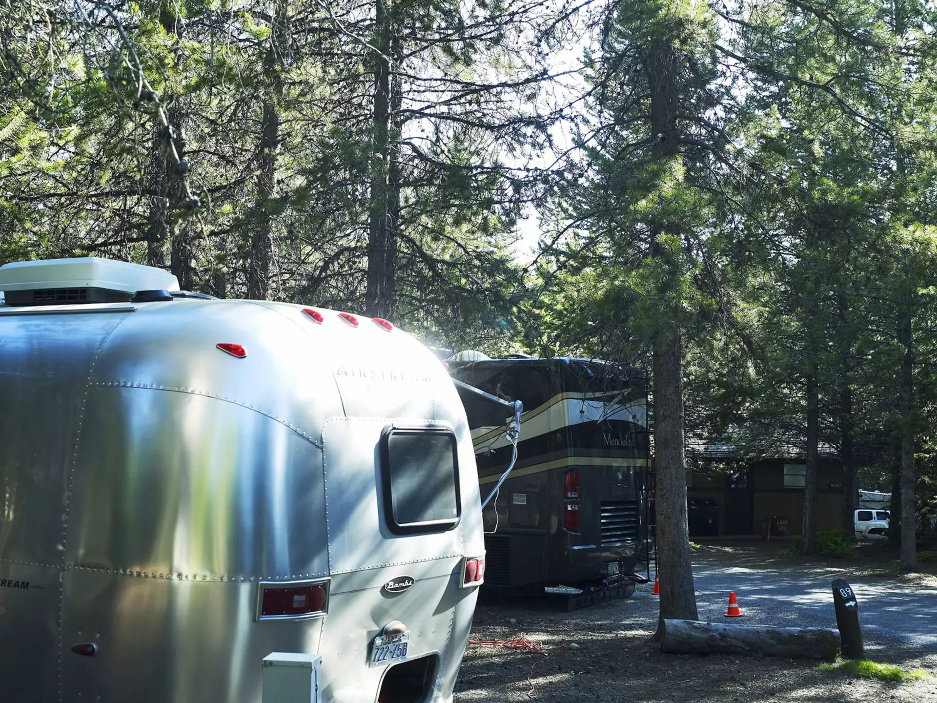 Airstream caravan at camp ground.
Lonely Planet Traveller Magazine, Issue 9, Grand Teton, Park Life