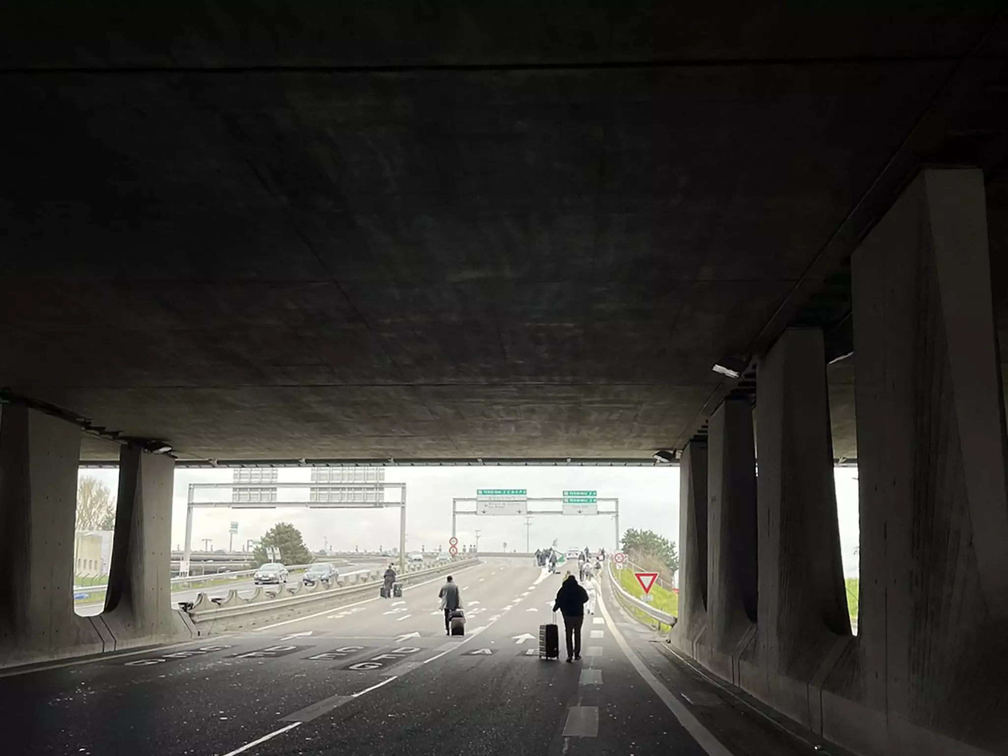 Recent protests have included blockades of highways near Paris Charles de Gaulle airport. If you have plans to fly in our out of Paris, leave plenty of time © Dounia Mahieddine / AFP via Getty Images