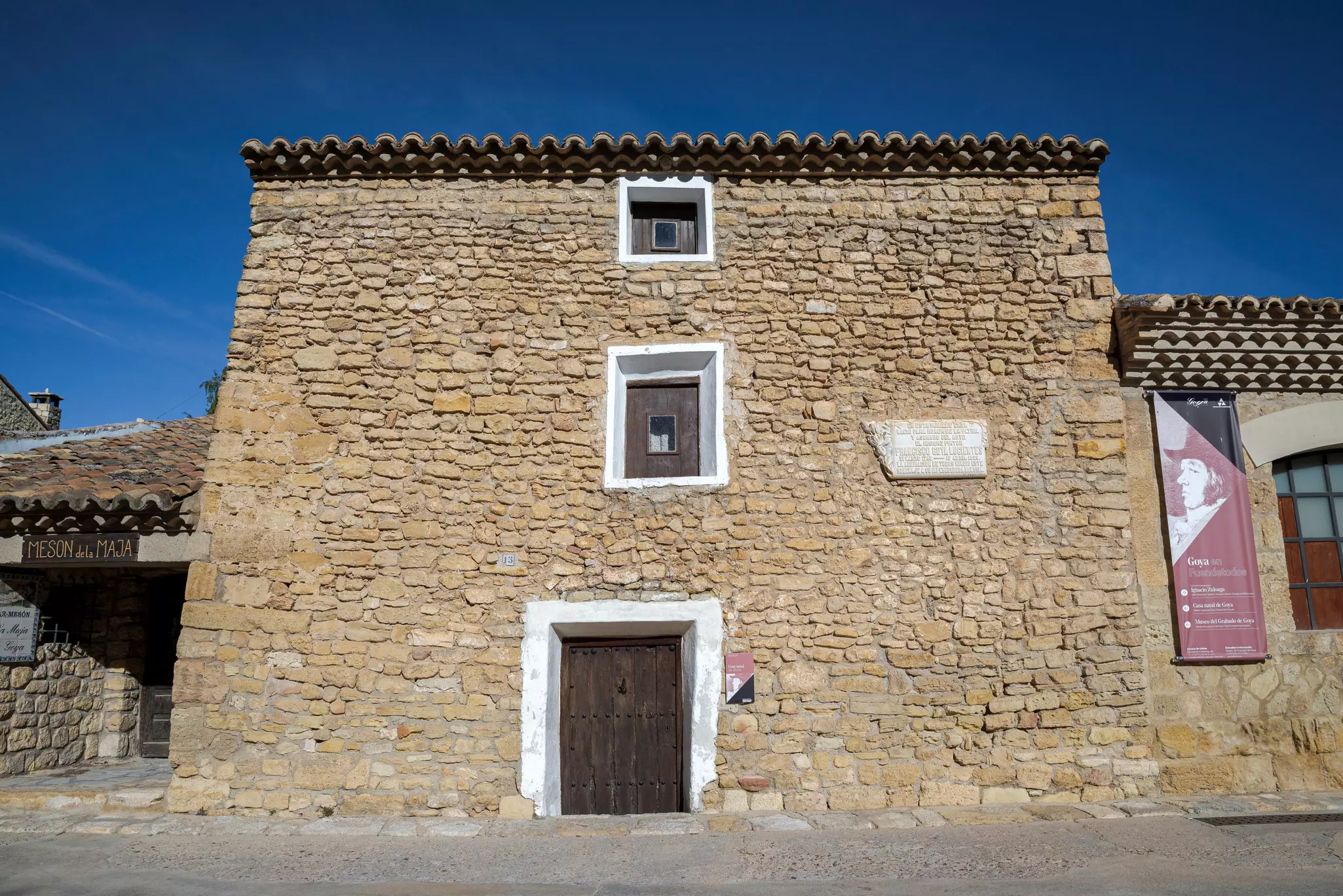 Francisco de Goya birthplace, located in the village of Fuendetodos, province of Zaragoza, built in the early 18th century