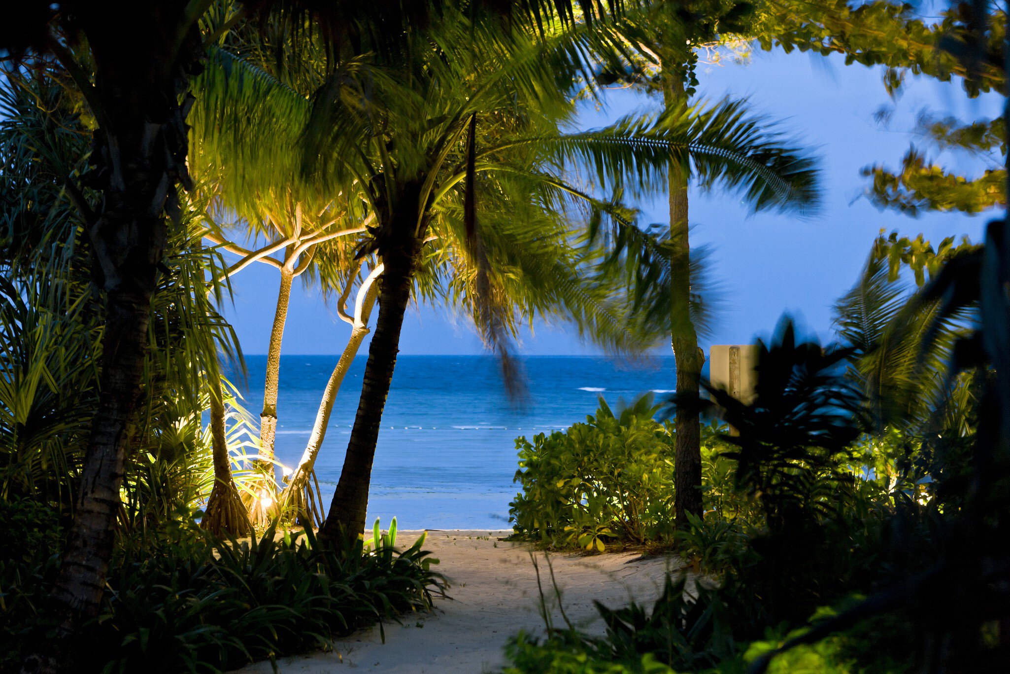 Path leading to Laem Tong Beach.