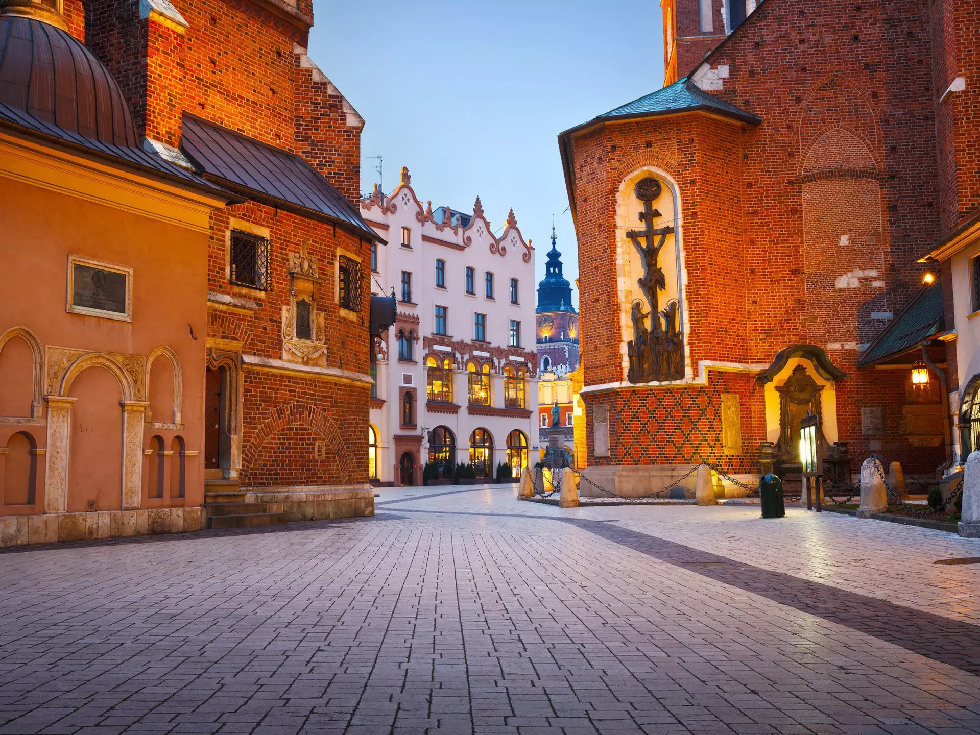 A street in the old town of Krakow, Poland.
architecture, basilica, centre, christian, church, city, cityscape, dusk, evening, historic, holiday, krakow, old, poland, polish, street, tourism, town, travel, urban, vacation