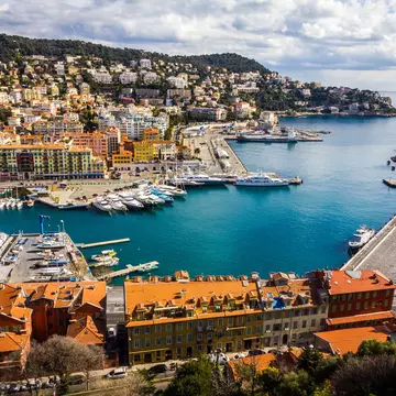 View of the harbor in Nice, France. Valar/Shutterstock