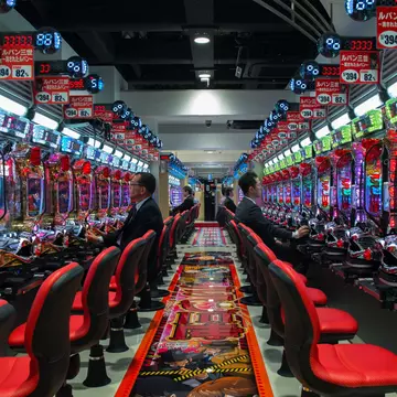 An arcade in Akihabara, Tokyo, Japan.
