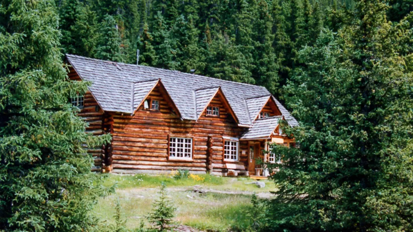 Skoki Lodge, about 20 miles east of Lake Louise, Banff National Park