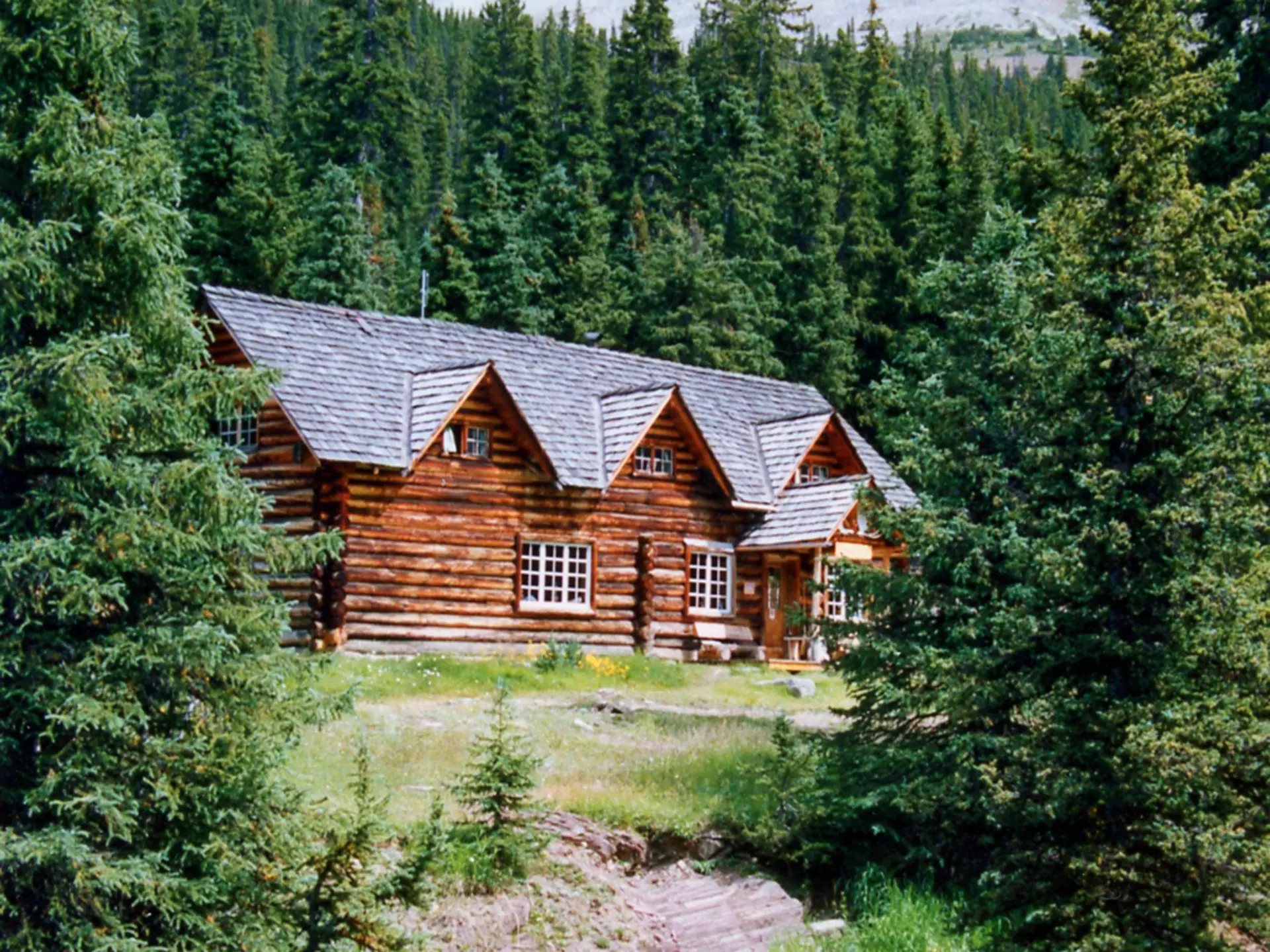 Skoki Lodge, about 20 miles east of Lake Louise, Banff National Park