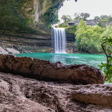 Hamilton Pool in Texas Hill Country. CDLR Photography/Shutterstock